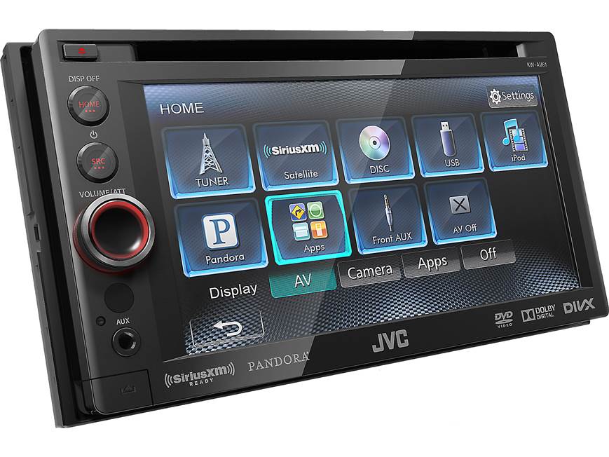 JVC KW-AV61 DVD receiver at Crutchfield