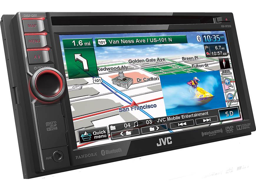 JVC KW-NT310 Navigation receiver at Crutchfield