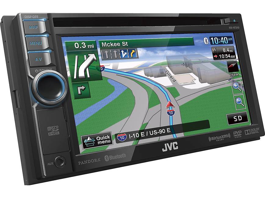 JVC KW-NT310 Navigation receiver at Crutchfield JVC KW-NT310 Navigation receiver at Crutchfield