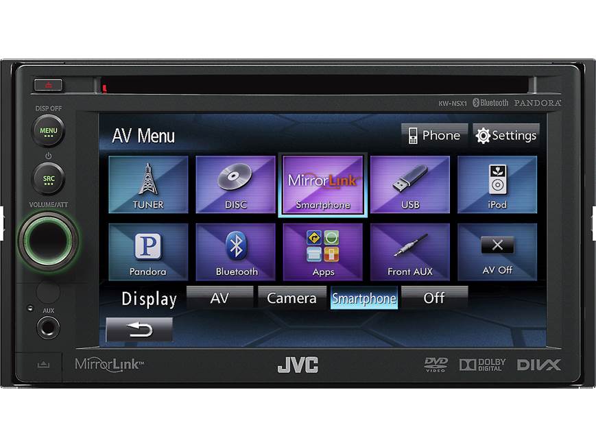 JVC KW-NSX1 DVD receiver at Crutchfield