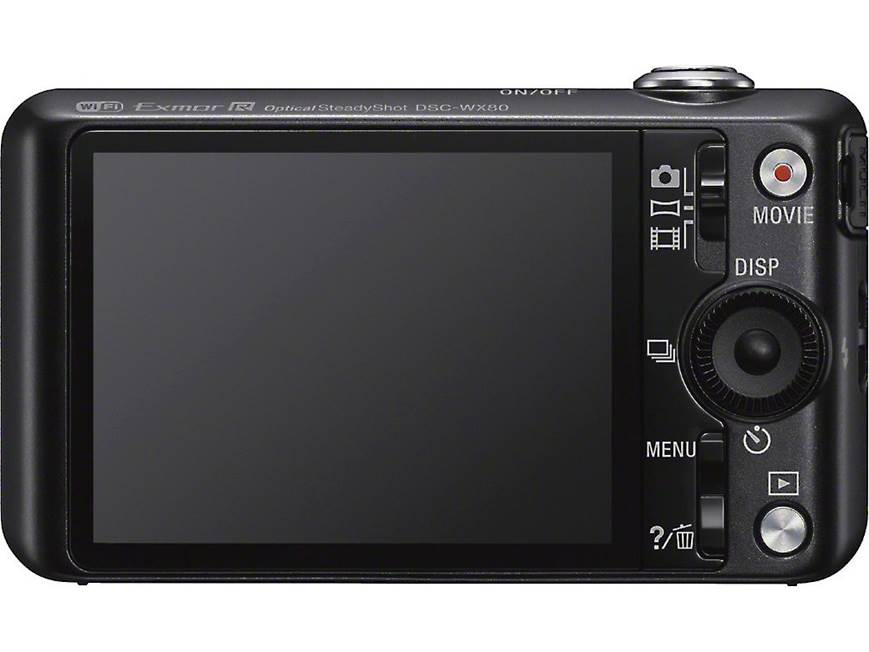 Sony Cyber-shot® DSC-WX80 (Black) 16.2-megapixel digital camera