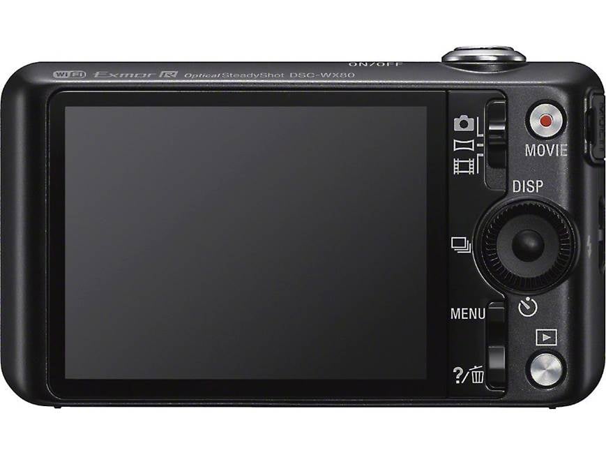 Sony Cyber-shot® DSC-WX80 (Red) 16.2-megapixel digital camera with