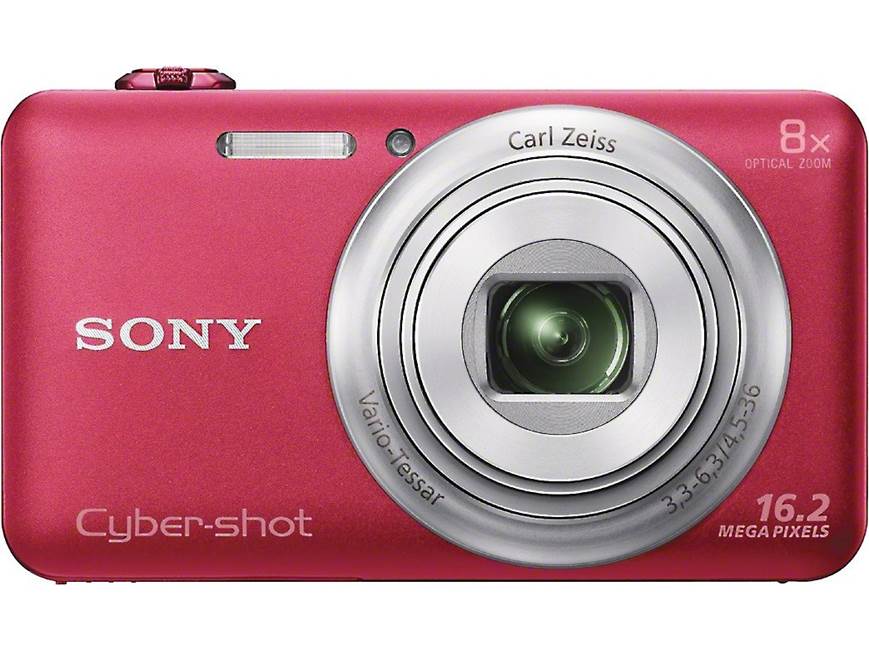 Sony Cyber-shot® DSC-WX80 (Red) 16.2-megapixel digital camera with