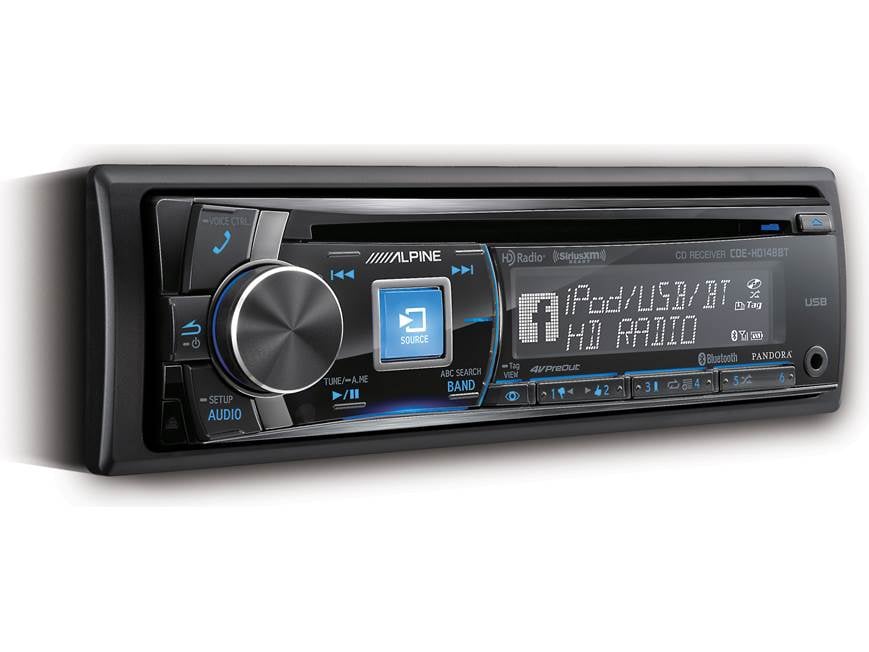 Alpine CDE-HD148BT CD receiver at Crutchfield