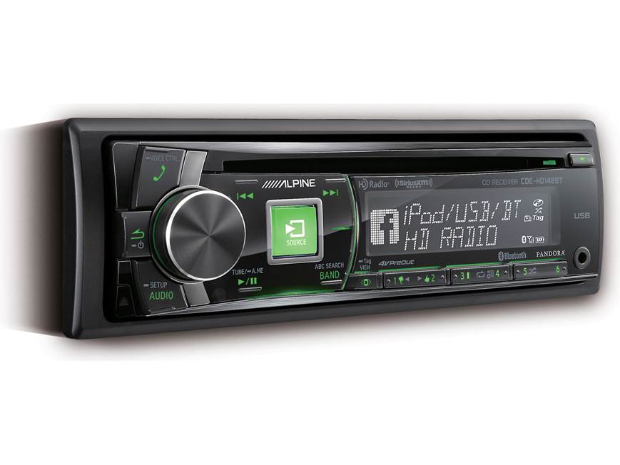 Alpine CDE-HD148BT CD receiver at Crutchfield