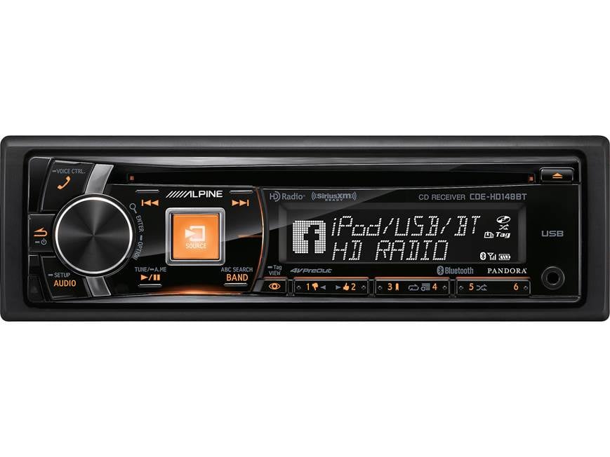 Alpine CDE-HD148BT CD receiver at Crutchfield