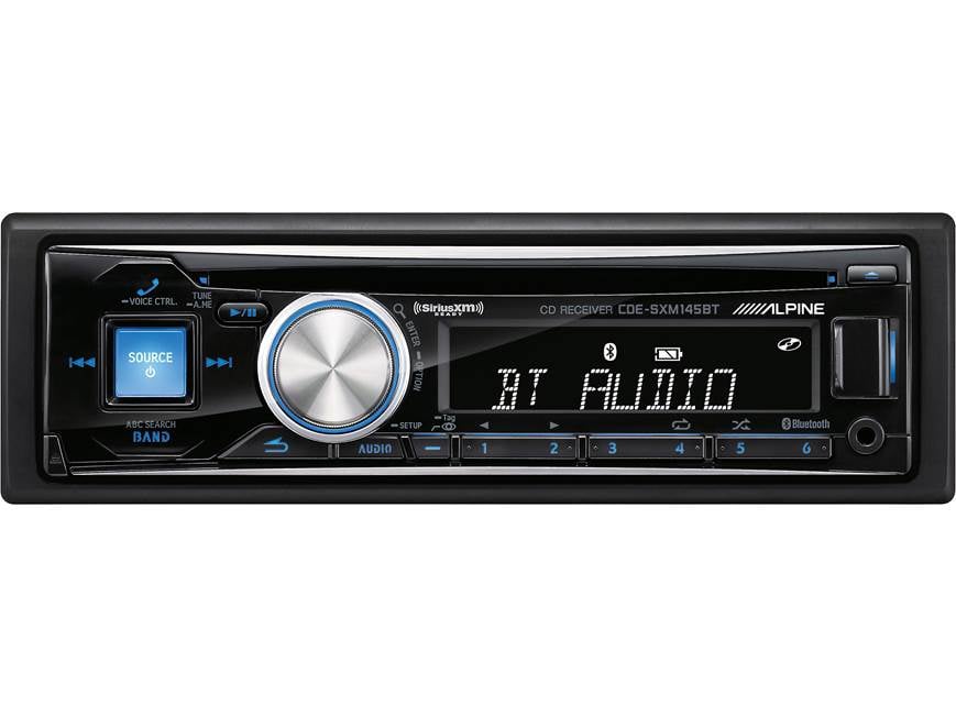 Alpine CDE-SXM145BT CD receiver with free SiriusXM satellite radio