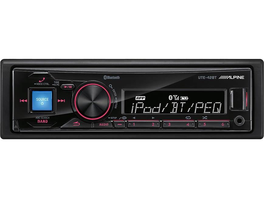 Alpine UTE-42BT Digital media receiver at Crutchfield