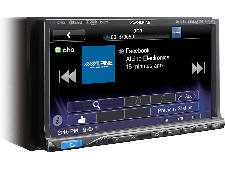 Alpine ICS-X7HD Digital media receiver (does not play CDs) at