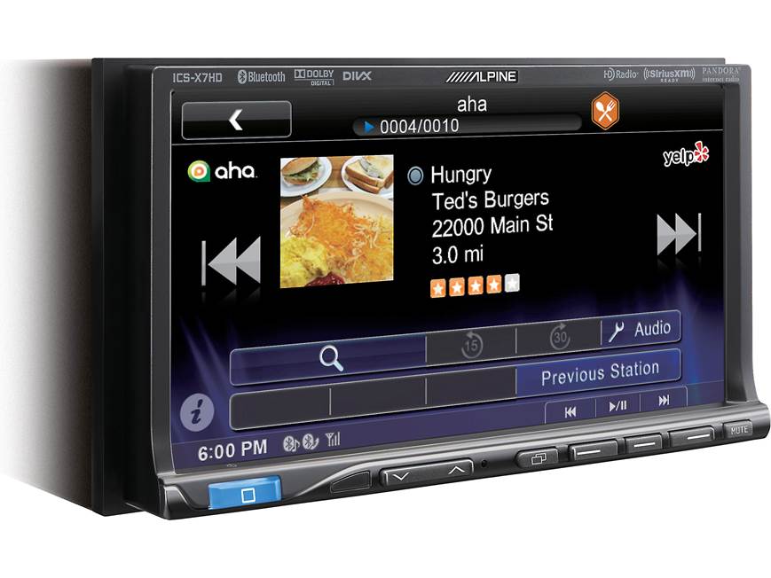 Alpine ICS-X7HD Digital media receiver (does not play CDs) at