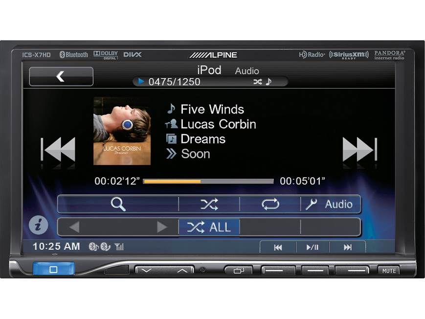 Alpine ICS-X7HD Digital media receiver (does not play CDs) at