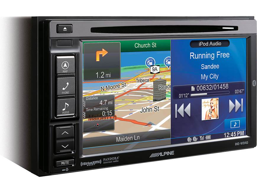 Alpine INE-W940 Navigation receiver at Crutchfield