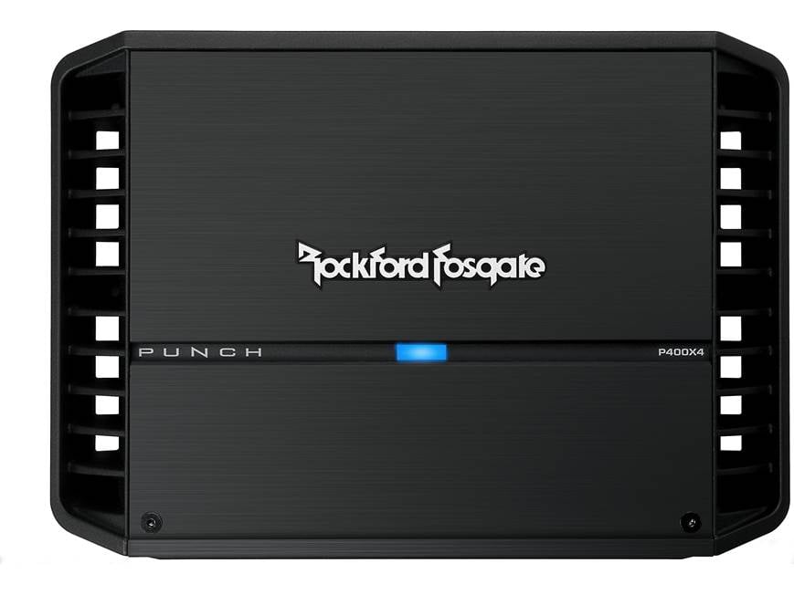 Rockford Fosgate Punch P400X4 4-channel car amplifier — 50 watts