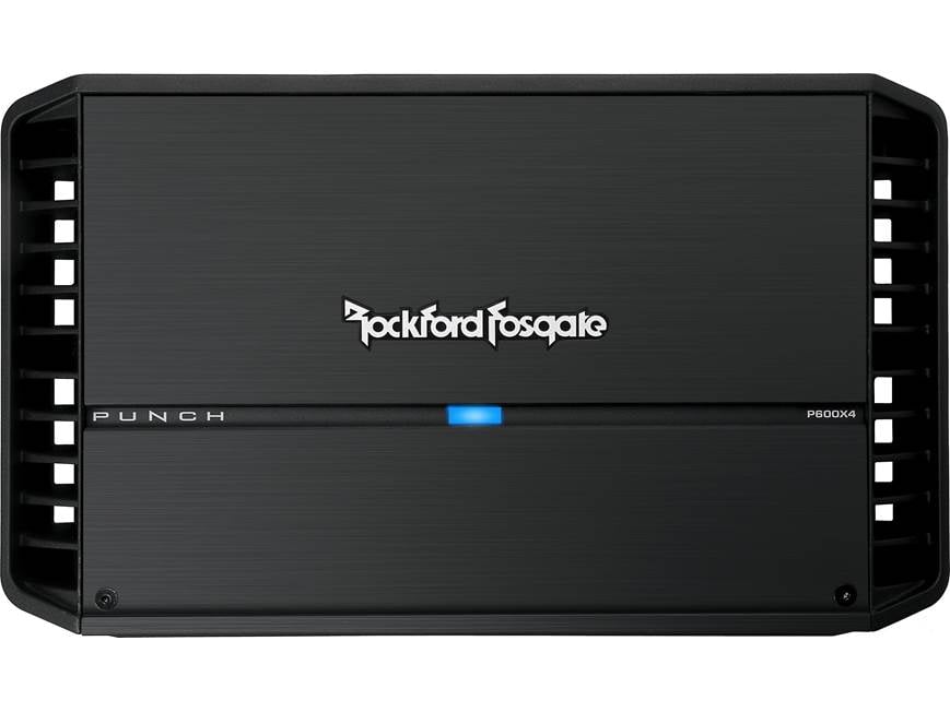 Rockford Fosgate Punch P600X4 4-channel car amplifier — 75 watts