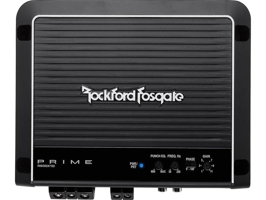 Rockford Fosgate R500X1D Prime Series mono subwoofer amplifier