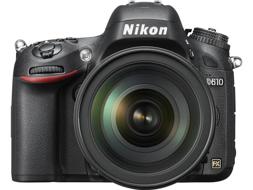 Nikon D610 Camera Bundle Includes 28-300mm lens, shoulder bag, and