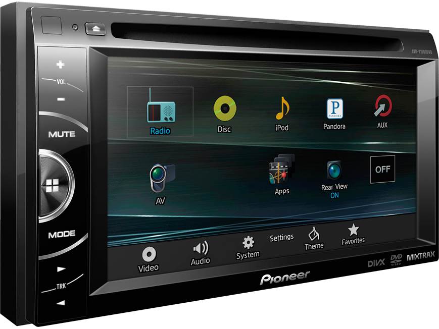 Pioneer AVH-X1600DVD DVD receiver at Crutchfield