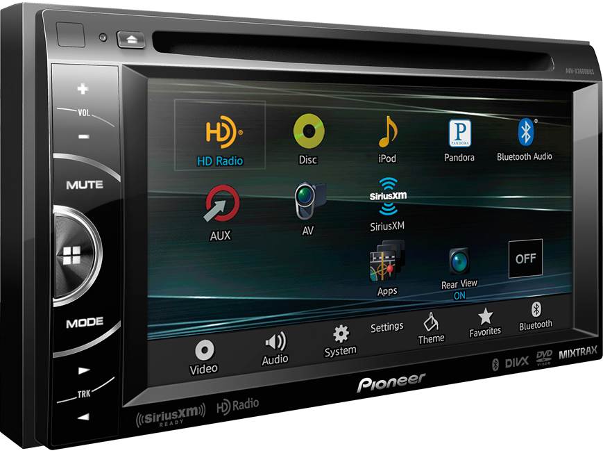 Pioneer AVH-X3600BHS DVD receiver at Crutchfield
