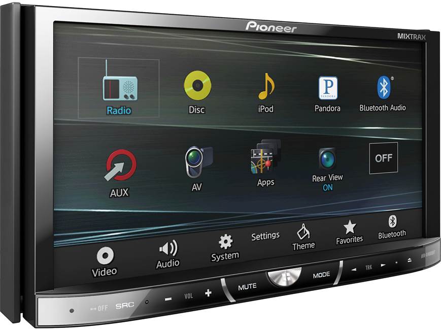 Pioneer AVH-X4600BT DVD receiver at Crutchfield