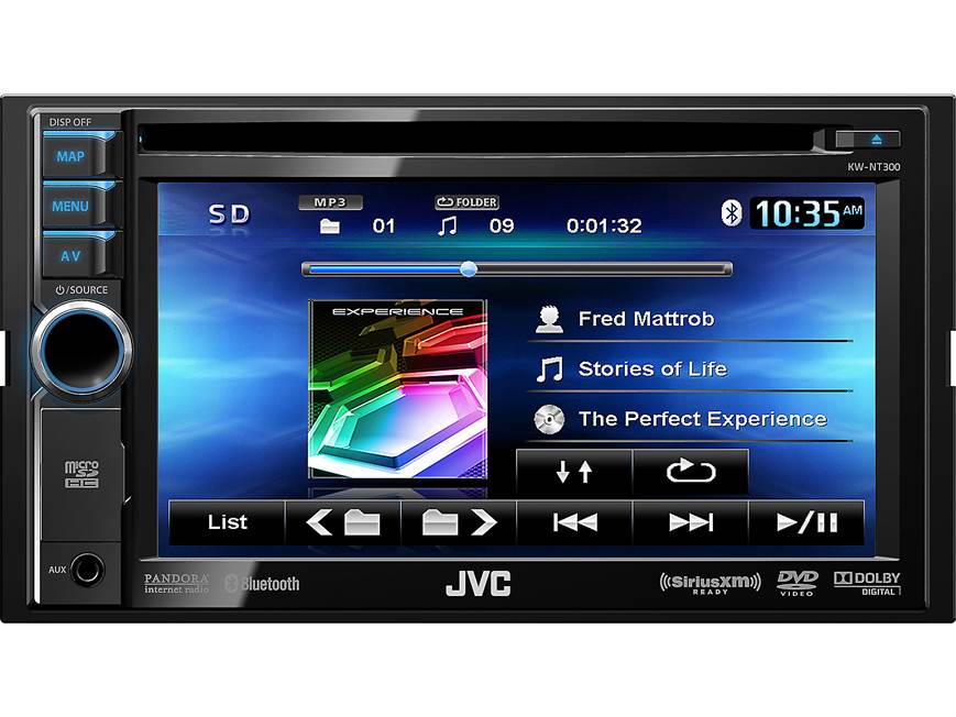 JVC KW-NT300 (Refurbished) Navigation receiver at Crutchfield