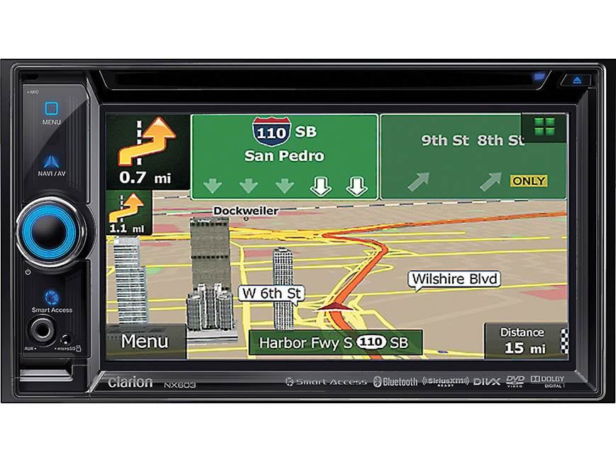 Clarion NX603 Navigation receiver at Crutchfield