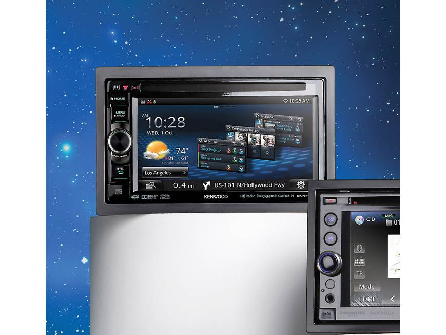 Kenwood DNN770HD Navigation receiver with Wi-Fi® at Crutchfield
