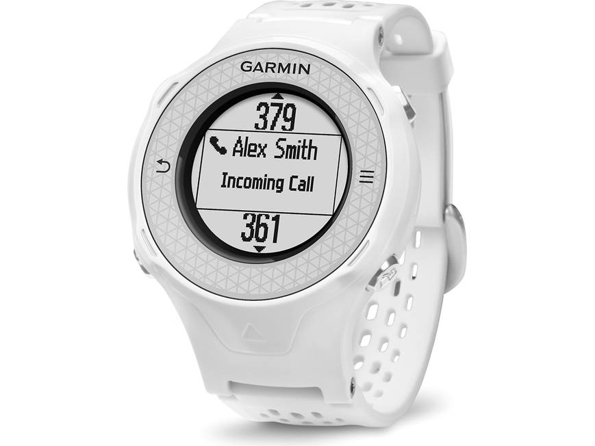 Garmin Approach® S4 (White) Touchscreen golf GPS watch — covers