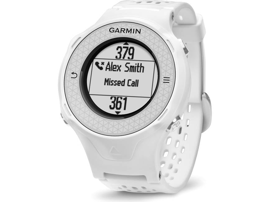 Garmin Approach® S4 (White) Touchscreen golf GPS watch — covers