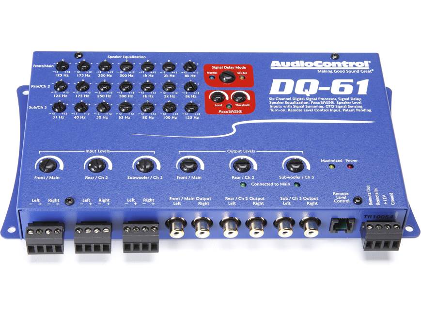 AudioControl DQ-61 (Blue) Factory sound processor with