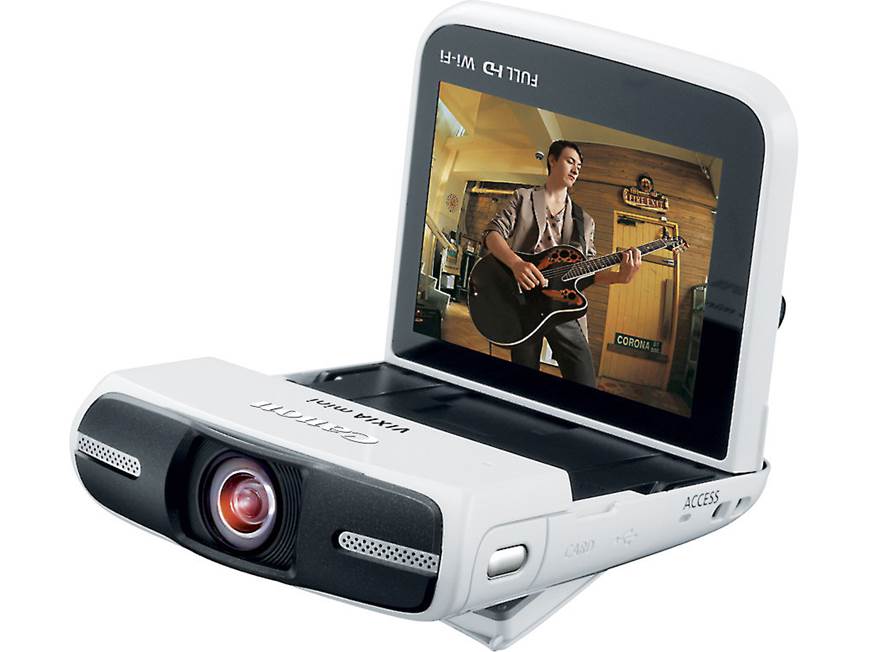 Canon VIXIA Mini Compact Personal Camcorder (White) Compact video