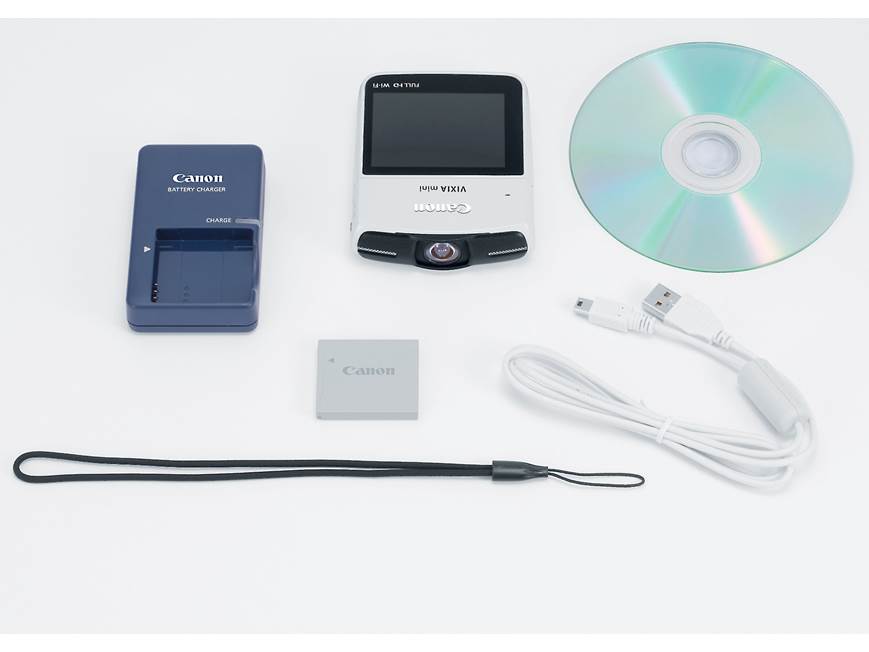 Canon VIXIA Mini Compact Personal Camcorder (White) Compact video