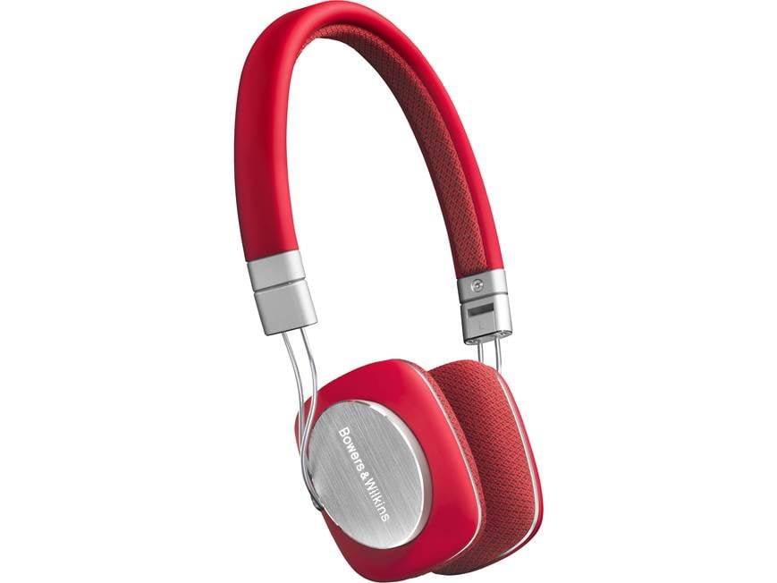 Bowers & Wilkins P3 レッド 有線ヘッドホン Bowers & Wilkins P3 (Red) Portable, folding on-ear headphones with