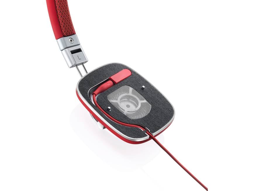 Bowers & Wilkins P3 (Red) Portable, folding on-ear headphones with