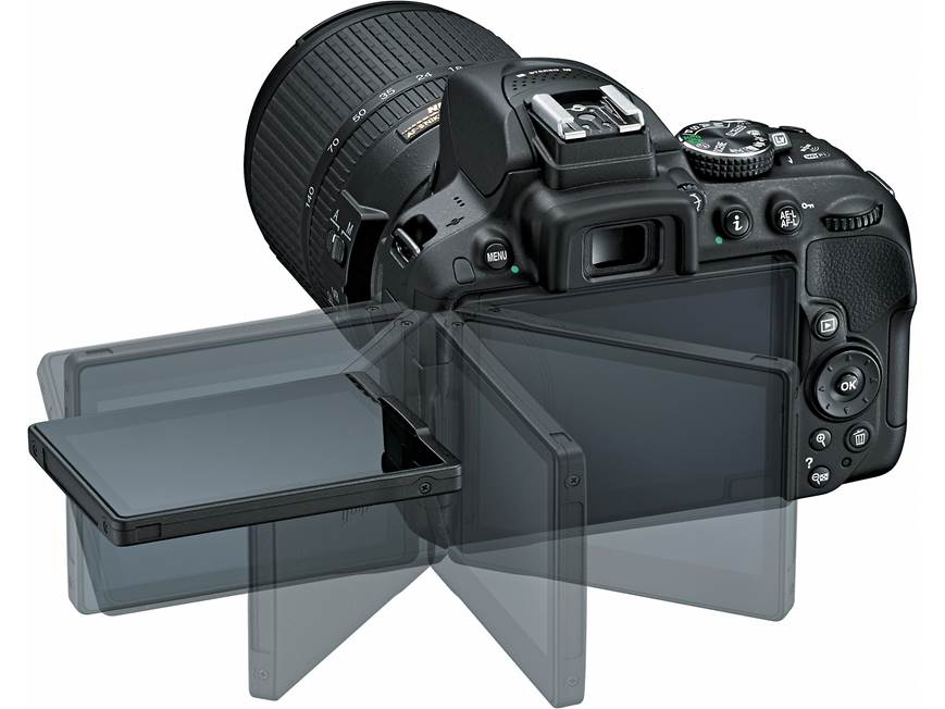 Nikon D5300 Kit 24-megapixel digital SLR camera with Wi-Fi® and