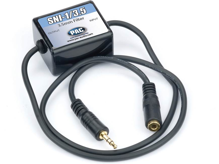 PAC SNI-1/3.5 Noise Filter Helps eliminate ground loop noise from