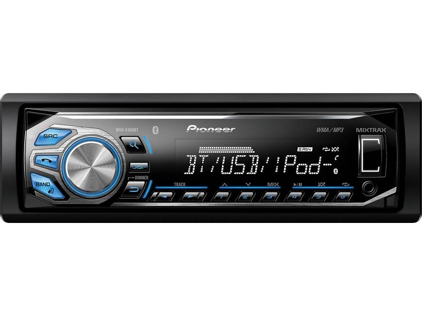 Pioneer MVH-X360BT Digital media receiver at Crutchfield