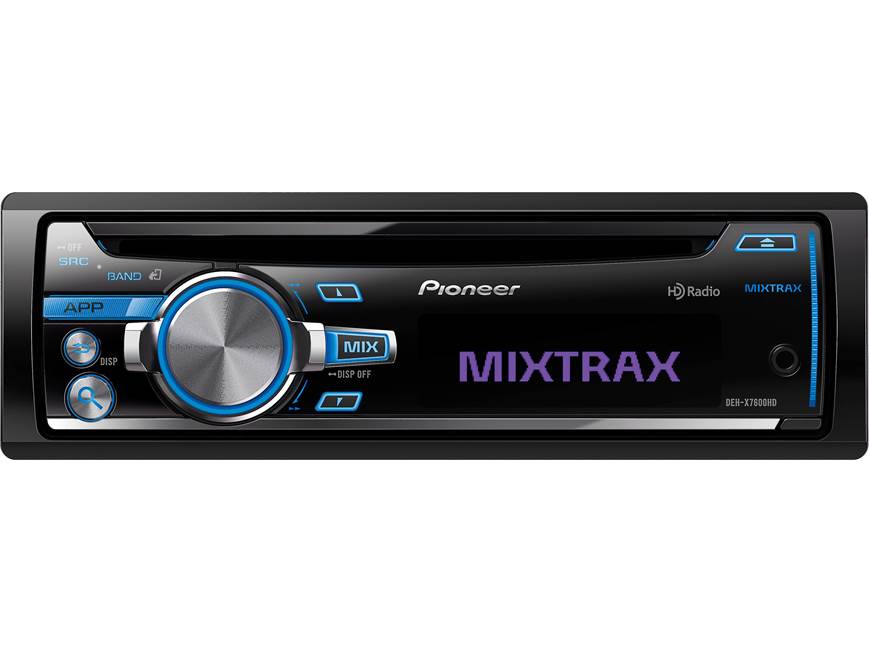 Pioneer DEH-X7600HD CD receiver at Crutchfield