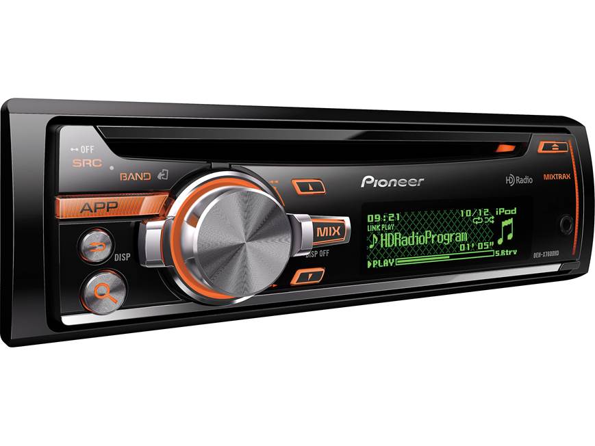Pioneer DEH-X7600HD CD receiver at Crutchfield