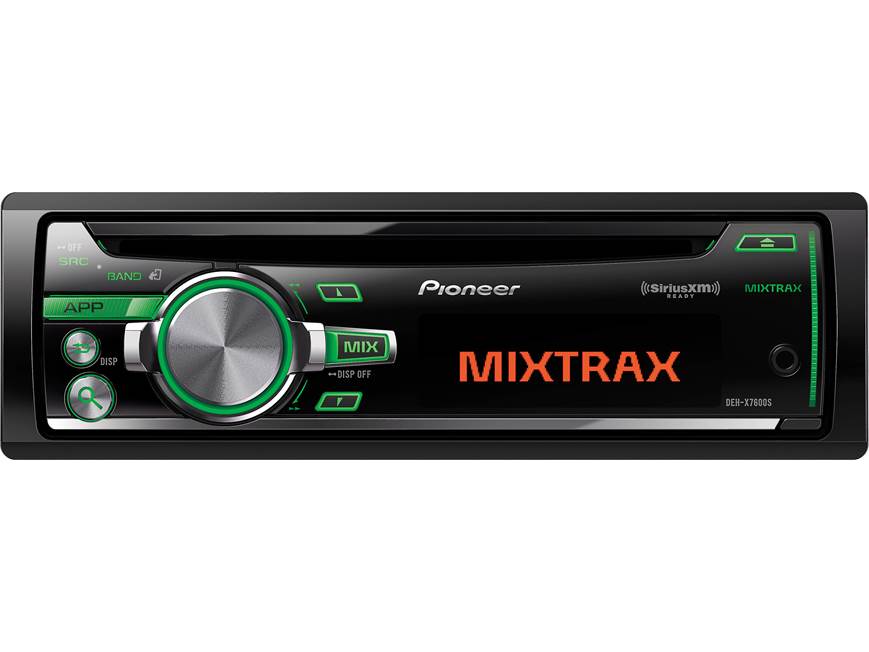 Pioneer DEH-X7600S CD receiver at Crutchfield