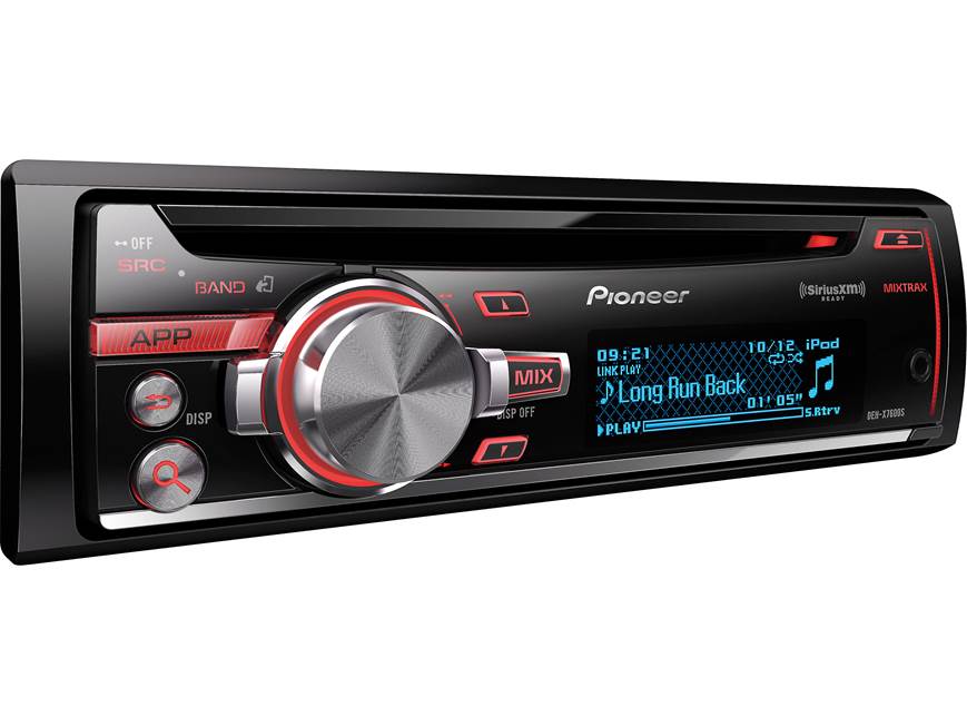 Pioneer DEH-X7600S CD receiver at Crutchfield