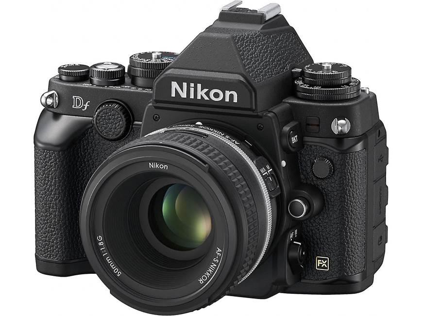 Nikon Df with 50mm f/1.8 lens (Black) Retro-styled full-frame DSLR