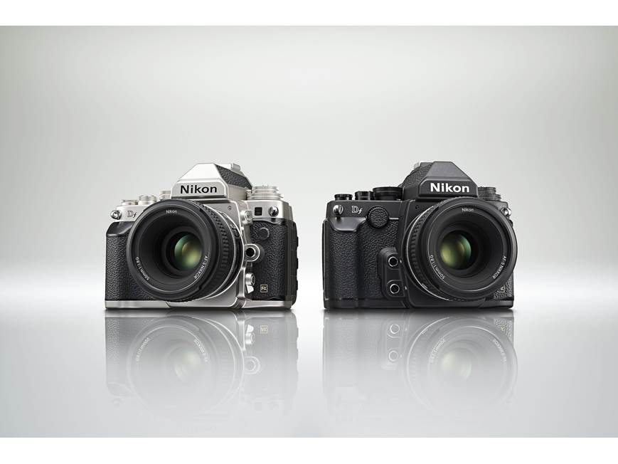 Nikon Df with 50mm f/1.8 lens (Black) Retro-styled full-frame DSLR