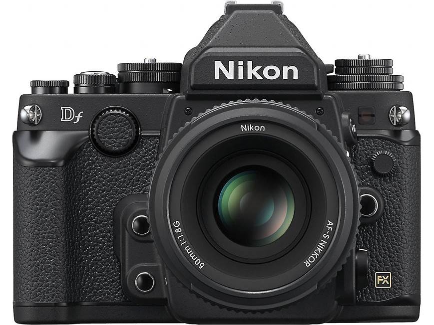 Nikon Df with 50mm f/1.8 lens (Black) Retro-styled full-frame DSLR