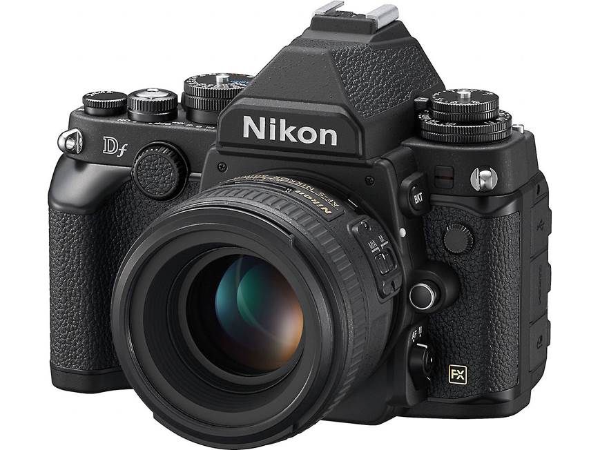 Nikon Df with 50mm f/1.8 lens (Black) Retro-styled full-frame DSLR