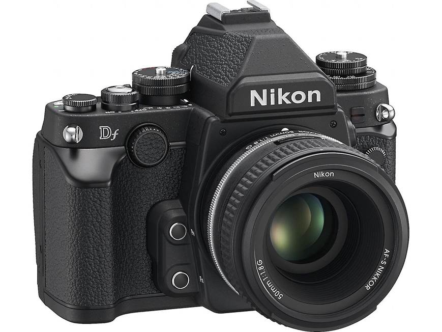 Nikon Df with 50mm f/1.8 lens (Black) Retro-styled full-frame DSLR