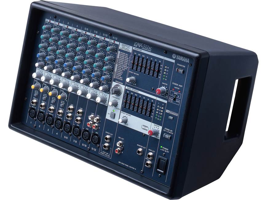Yamaha EMX512SC 12-channel, 500-watt x 2 powered mixer with on