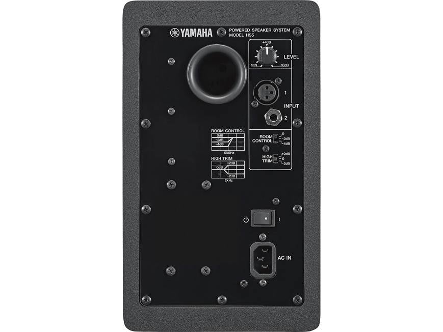 Yamaha HS5 (Black) 2-way powered studio monitor with 5