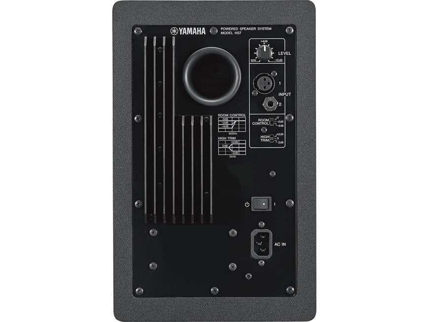 Yamaha HS7 (Black) 2-way powered studio monitor with 6-1/2