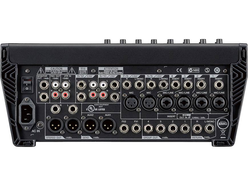 Yamaha MGP12X 12-channel mixer with compression, effects, digital