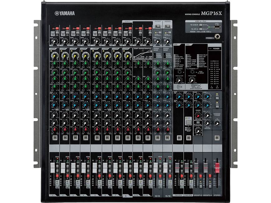 Yamaha MGP16X 16-channel mixer with compression, effects, digital